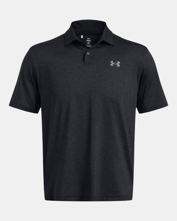 Polo UA Tee To Green Printed pour homme, Black, pdpMainDesktop image number 2